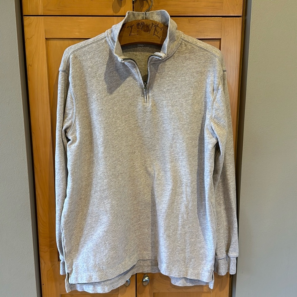 Worn Once! Gap Zip Crew Men’s L